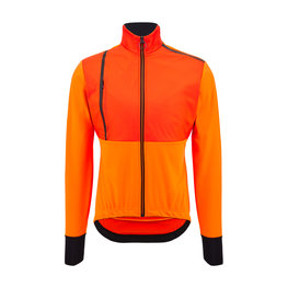 SANTINI Cycling thermal jacket - VEGA ABSOLUTE - orange