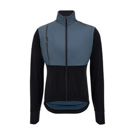 SANTINI Cycling thermal jacket - VEGA ABSOLUTE - blue/black