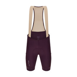 SANTINI Cycling bib shorts - CARGO - bordeaux