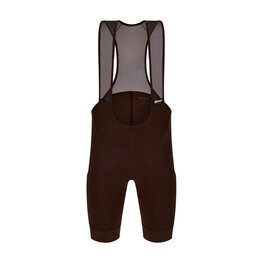 SANTINI Cycling bib shorts - RTR - brown