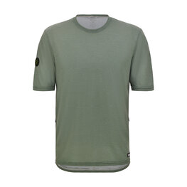 SANTINI Cycling short sleeve jersey - DELTA LINE - green