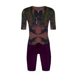 SANTINI Cycling skinsuit - MADSS - bordeaux