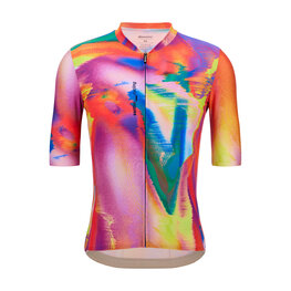 SANTINI Cycling short sleeve jersey - UNICO - red/yellow/orange