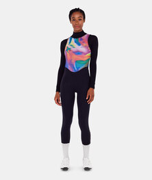 SANTINI Cycling long bib trousers - UNICO - black