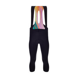 SANTINI Cycling 3/4 length bib shorts - UNICO - black