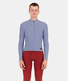 SANTINI Cycling winter long sleeve jersey - RTR - blue