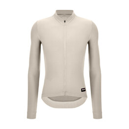 SANTINI Cycling winter long sleeve jersey - RTR - ivory