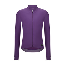 SANTINI Cycling winter long sleeve jersey - RTR - purple