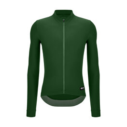 SANTINI Cycling winter long sleeve jersey - RTR - green