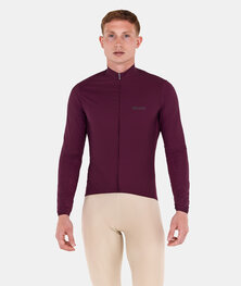 SANTINI Cycling windproof jacket - RTR WIND - bordeaux