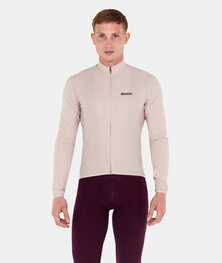 SANTINI Cycling windproof jacket - RTR WIND - ivory