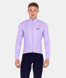 SANTINI Cycling windproof jacket - RTR WIND - purple