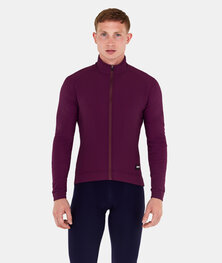 SANTINI Cycling thermal jacket - RTR - bordeaux
