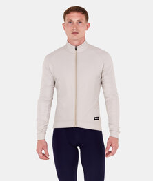 SANTINI Cycling thermal jacket - RTR - ivory