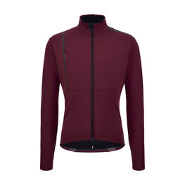 SANTINI Cycling thermal jacket - VEGA - bordeaux