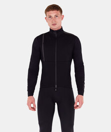 SANTINI Cycling thermal jacket - VEGA - black