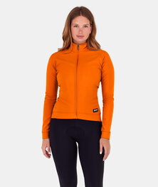 SANTINI Cycling thermal jacket - RTR - orange