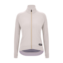 SANTINI Cycling winter long sleeve jersey - RTR - ivory
