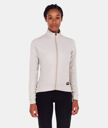 SANTINI Cycling winter long sleeve jersey - RTR - ivory