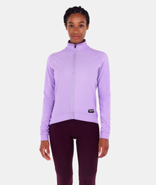 SANTINI Cycling winter long sleeve jersey - RTR - purple