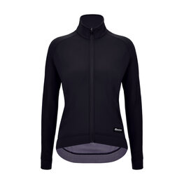 SANTINI Cycling winter long sleeve jersey - RTR - black