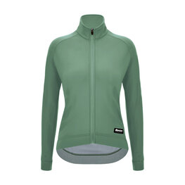 SANTINI Cycling thermal jacket - RTR - light green