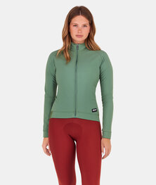 SANTINI Cycling thermal jacket - RTR - light green