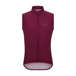 SANTINI Cycling gilet - RTR WIND - bordeaux