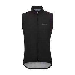 SANTINI Cycling gilet - RTR WIND - black