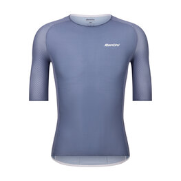 SANTINI Cycling short sleeve jersey - SUPER LITE - grey