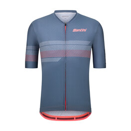 SANTINI Cycling short sleeve jersey - IDEA - grey