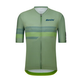 SANTINI Cycling short sleeve jersey - IDEA - green