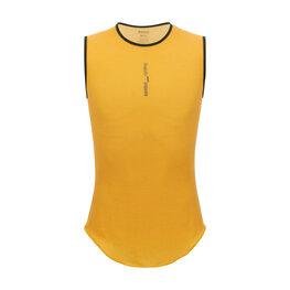 SANTINI Cycling sleeve less t-shirt - DELTA - yellow