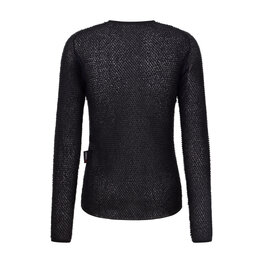 SANTINI Cycling long sleeve t-shirt - ALPHA - black