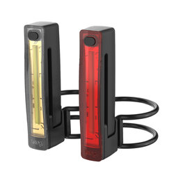 KNOG set of lights - PLUS TWINPACK - red/yellow/black