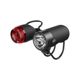 KNOG set of lights - PLUG TWINPACK - black