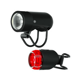 KNOG set of lights - PLUG TWINPACK - black