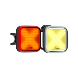 KNOG set of lights - BLINDER TWINPACK - yellow/red