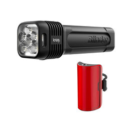 KNOG set of lights - BLINDER PRO 1300/COBBER MID - black