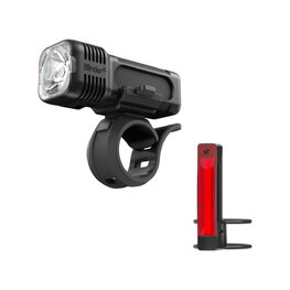 KNOG set of lights - BLINDER PRO 400/20 - black/red