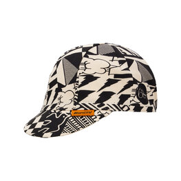 SANTINI Cycling hat - BENGAL - white/black