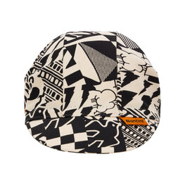 SANTINI Cycling hat - BENGAL - white/black
