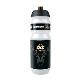 SKS Cycling water bottle - DEER`S HEAD - white/black