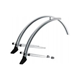 SKS set of fenders - COMMUTER HYBRID 28" - silver