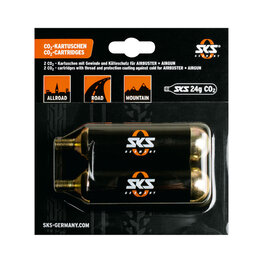 SKS CO2 cartridge/inflator - SKS 24G  - gold