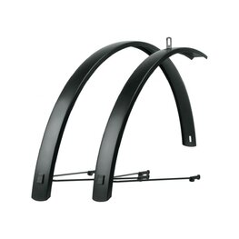 SKS set of fenders - EDGE FULL ALUMINIUM - black