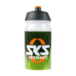 SKS Cycling water bottle - ORGANIC DRINKING BOTTLE - white/green