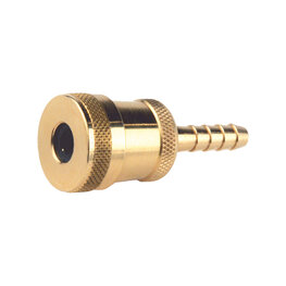 SKS spare part - BRASS PUSH-ON NIPPLE - gold