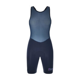 SANTINI Cycling bib shorts - UNICO EDGE - blue