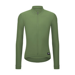 SANTINI Cycling winter long sleeve jersey - RTR - green